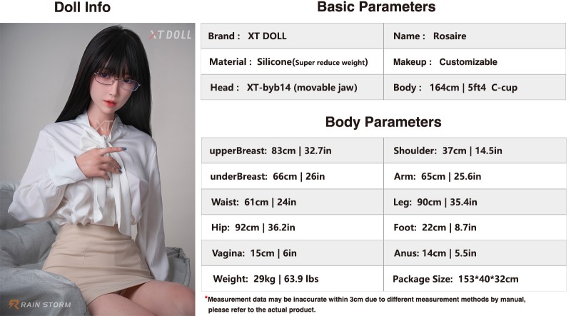 XT-byb14Body parameters